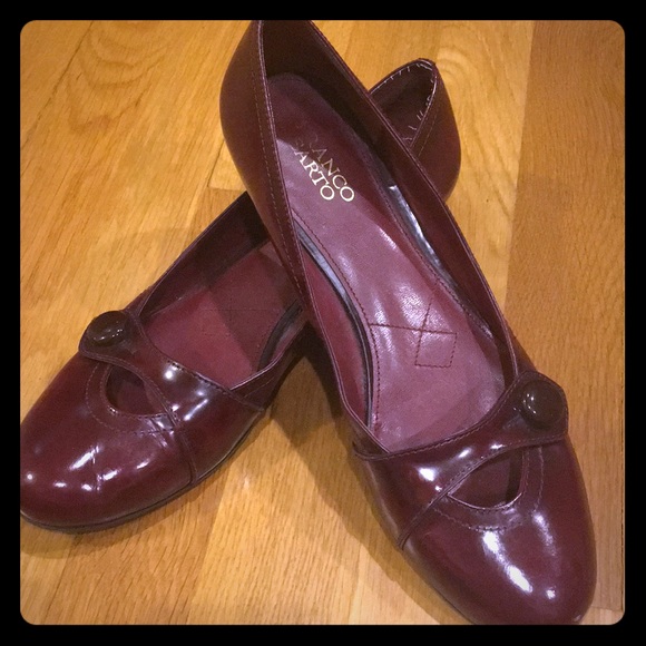 Franco Sarto Shoes - Franco Sarto Burgundy low heels